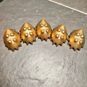 Vintage Walter Bosse hedgehog brass ashtrays Soviet Mid Century Modern Decor